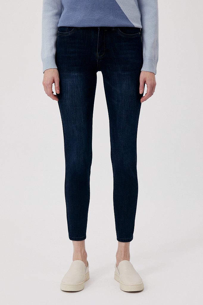 Утепленные джинсы straight fit, Модель FWB15002, Фото №2