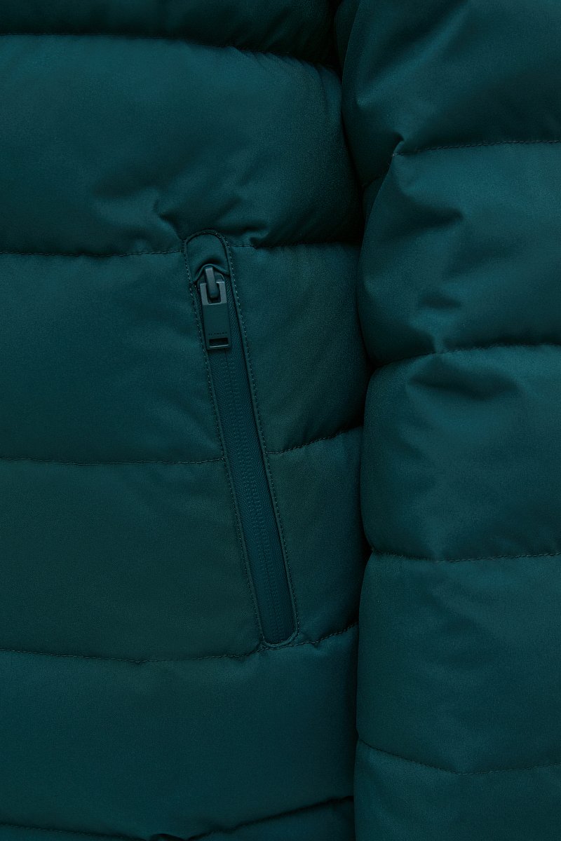 Пуховое пальто силуэта oversize, Модель FWB110122, Фото №6