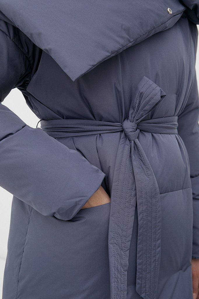 Пальто женское пуховое, Модель FWB110121, Фото №7