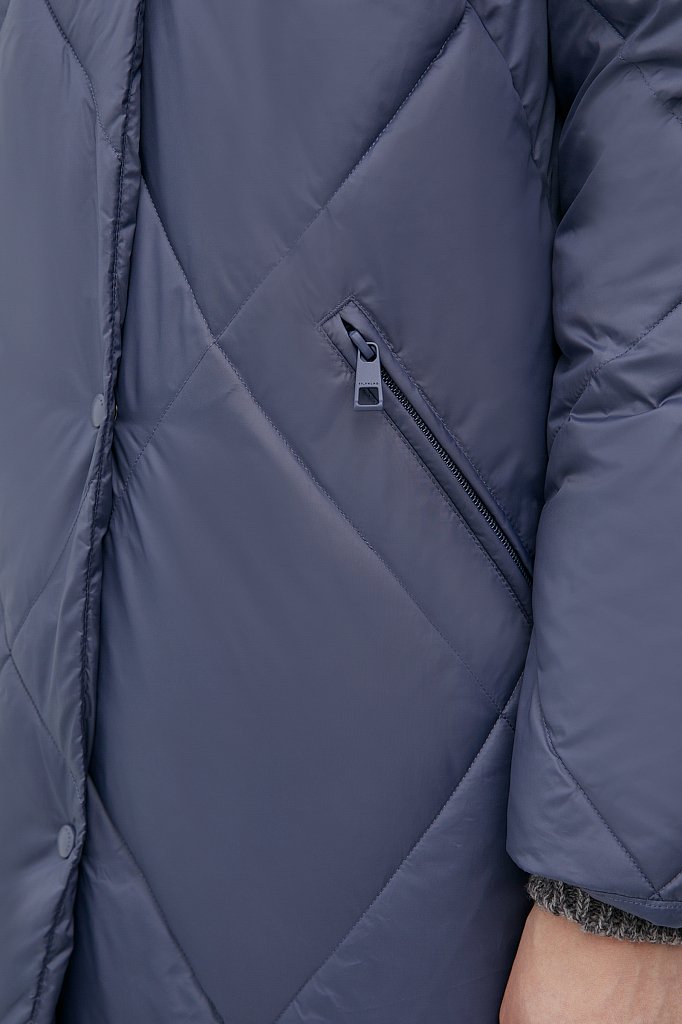 Утепленное пальто  женское, Модель FWB11064, Фото №7