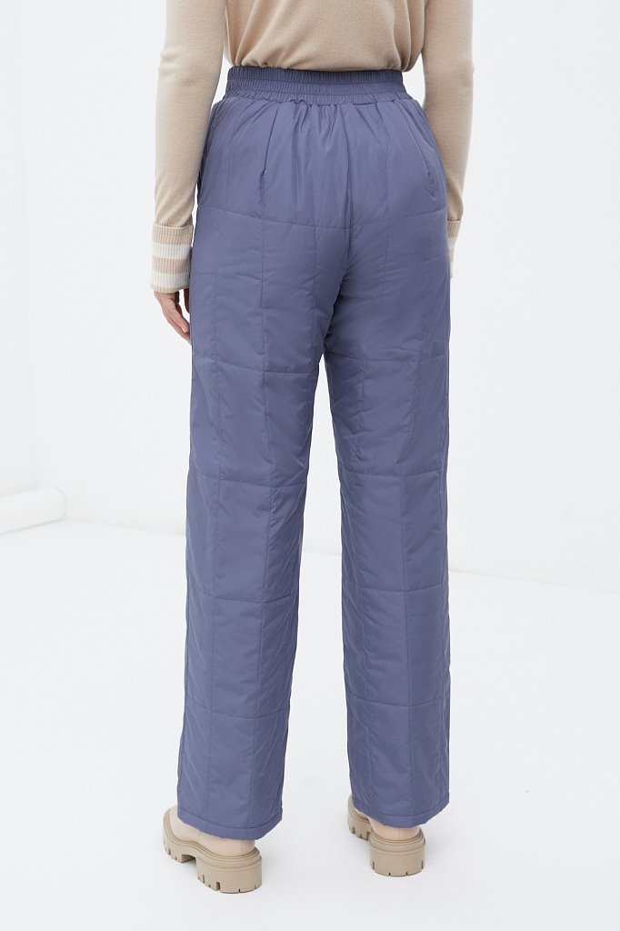 Утепленные брюки женские прямого кроя, Модель FWB11071, Фото №4
