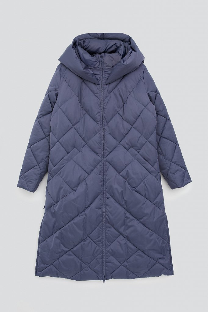 Утепленное пальто женское с капюшоном, Модель FWB160130, Фото №8
