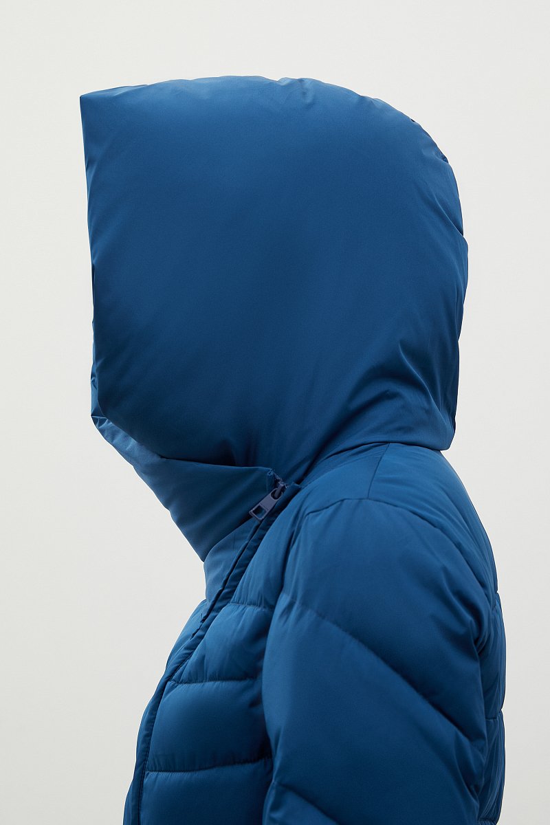 Утепленное пальто женское с капюшоном, Модель FWB11010, Фото №7