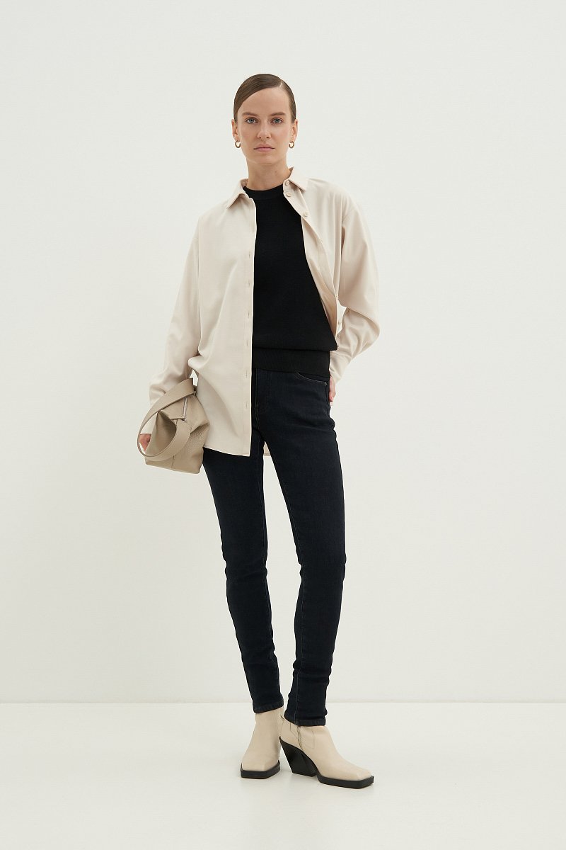 Утепленные джинсы женские, Модель FWB15001, Фото №1