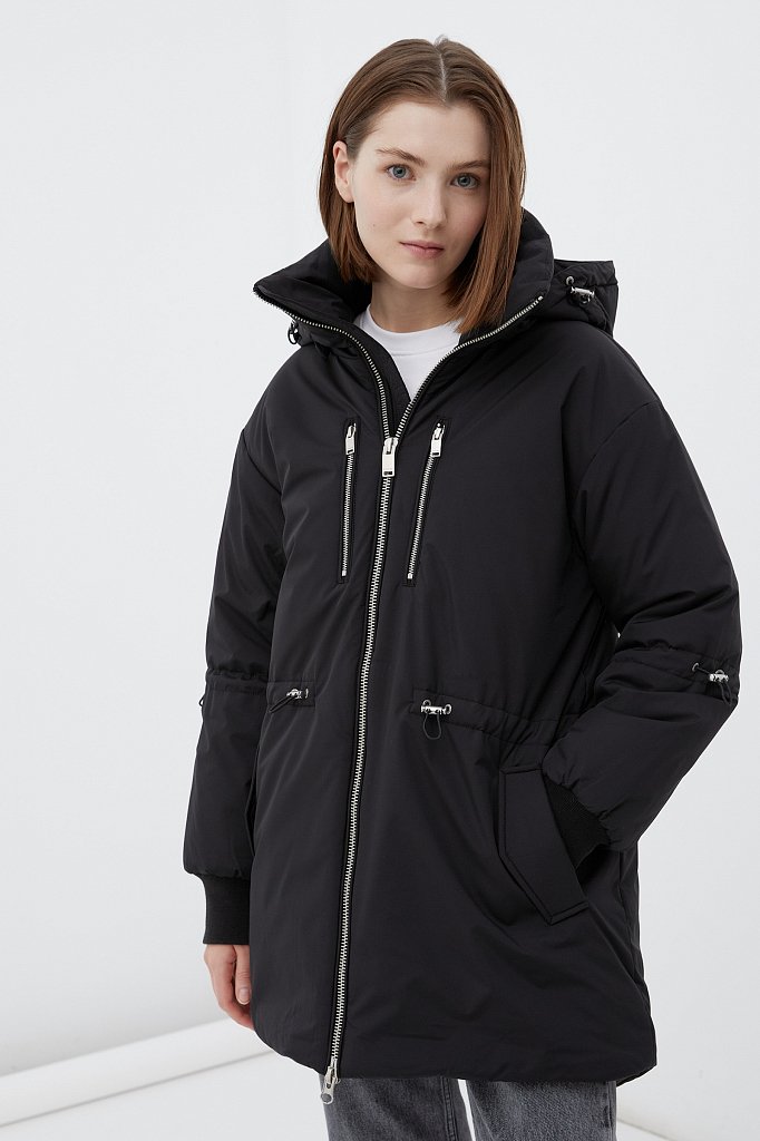 Пуховое пальто в стиле casual, Модель FWB11000, Фото №1