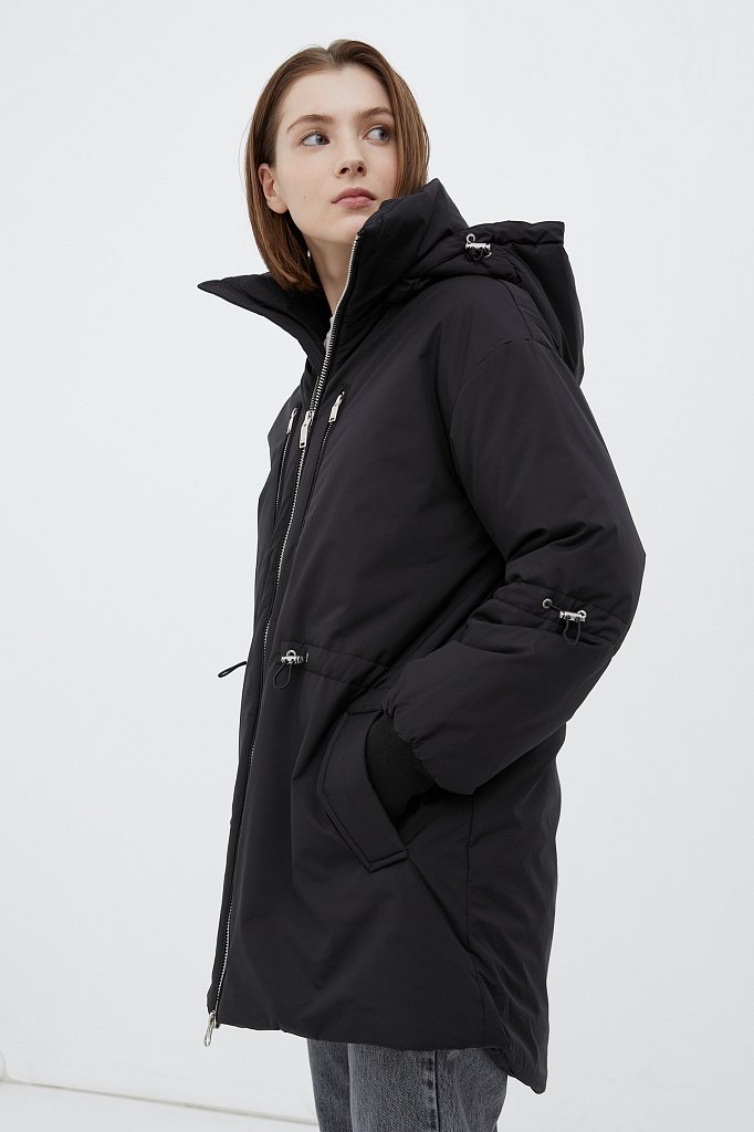 Пуховое пальто в стиле casual, Модель FWB11000, Фото №3