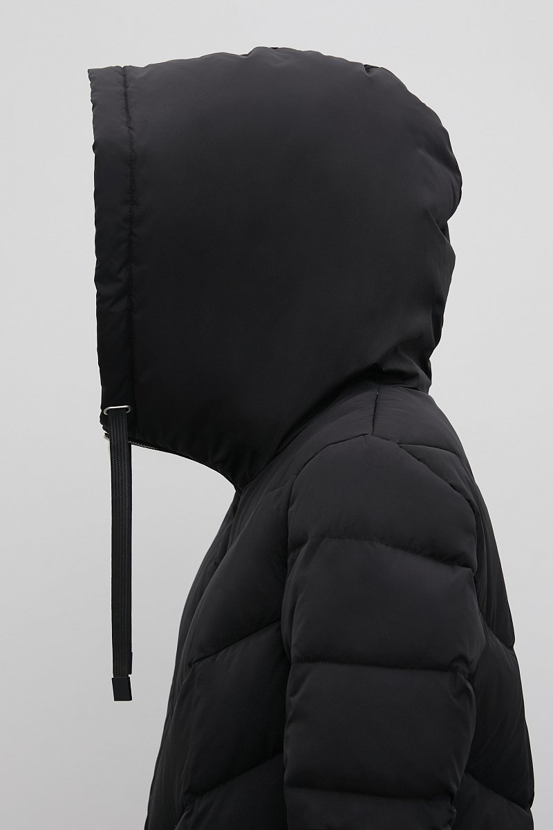 Пуховое пальто  с капюшоном, Модель FWB11009, Фото №8