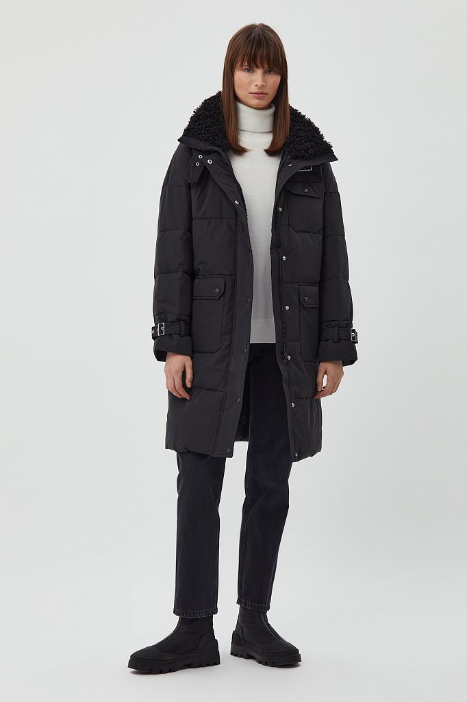 Пуховое пальто в стиле casual, Модель FWB110120, Фото №2