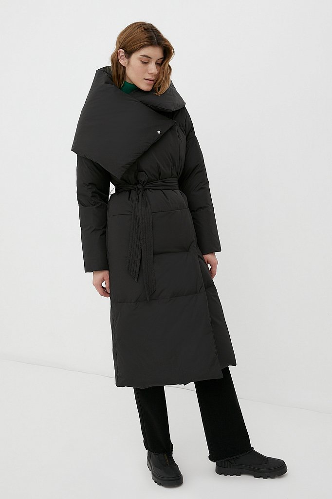 Пальто женское пуховое, Модель FWB110121, Фото №3