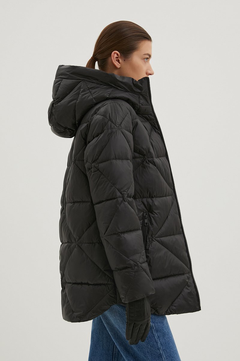 Стеганая куртка с капюшоном, Модель FWB110137, Фото №4
