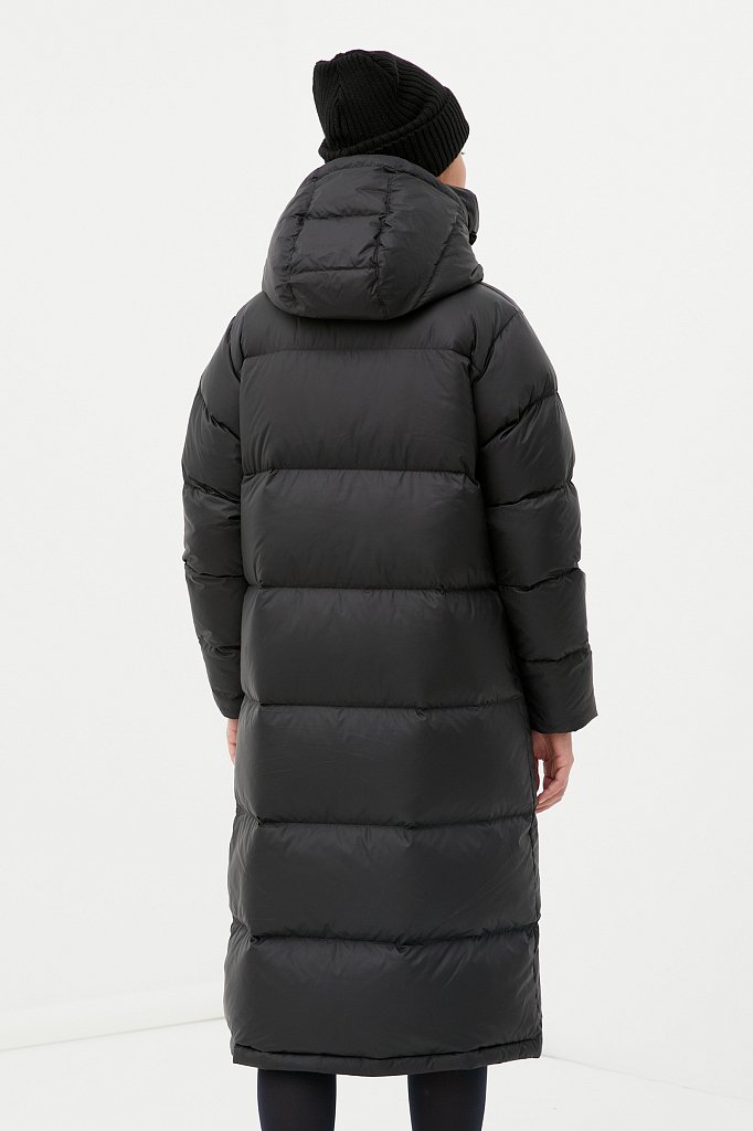 Пуховое пальто женское, Модель FWB110143, Фото №5