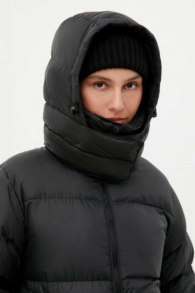 Пуховое пальто женское, Модель FWB110143, Фото №6