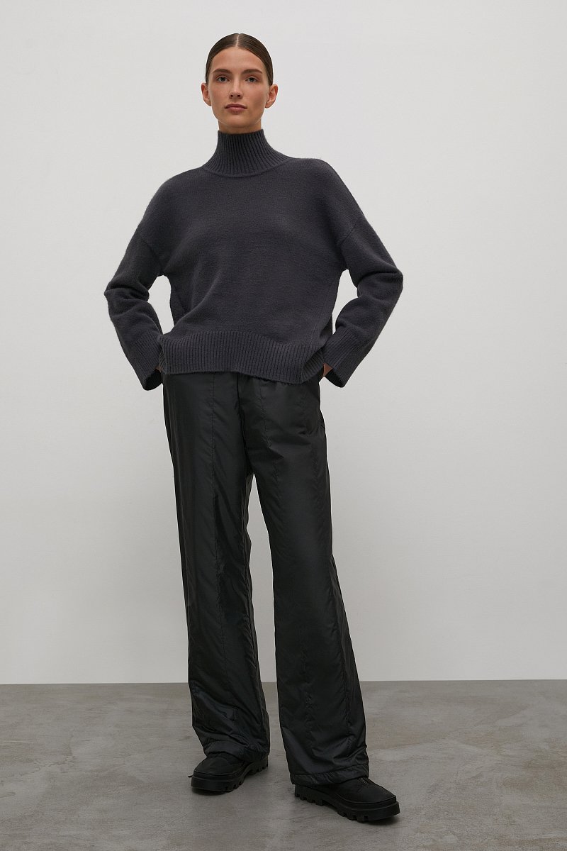 Утепленные брюки на резинке, Модель FWB110145, Фото №1