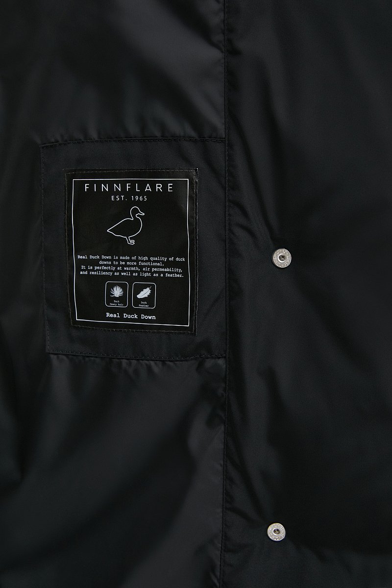 Пуховое пальто  с капюшоном, Модель FWB11023, Фото №6