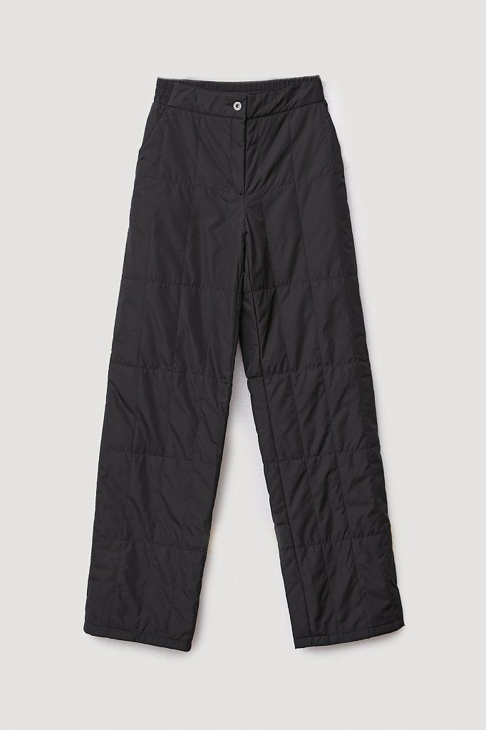 Утепленные брюки женские прямого кроя, Модель FWB11071, Фото №6
