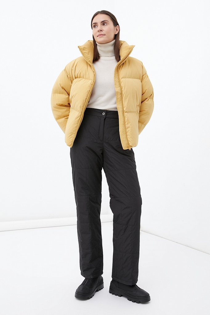 Утепленные брюки женские прямого кроя, Модель FWB11071, Фото №1