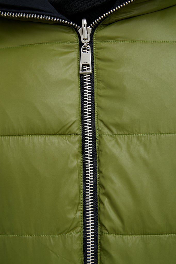 Утепленное двустороннее полупальто с капюшоном, Модель FWB21015, Фото №8
