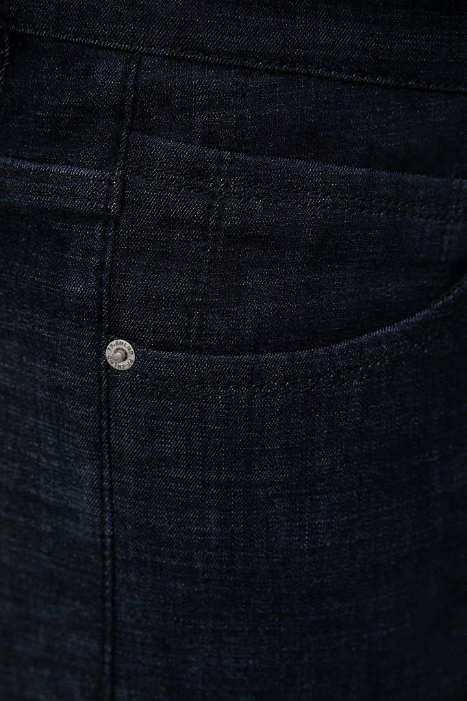 Утепленные джинсы мужские прямого кроя, Модель FWB25000, Фото №6