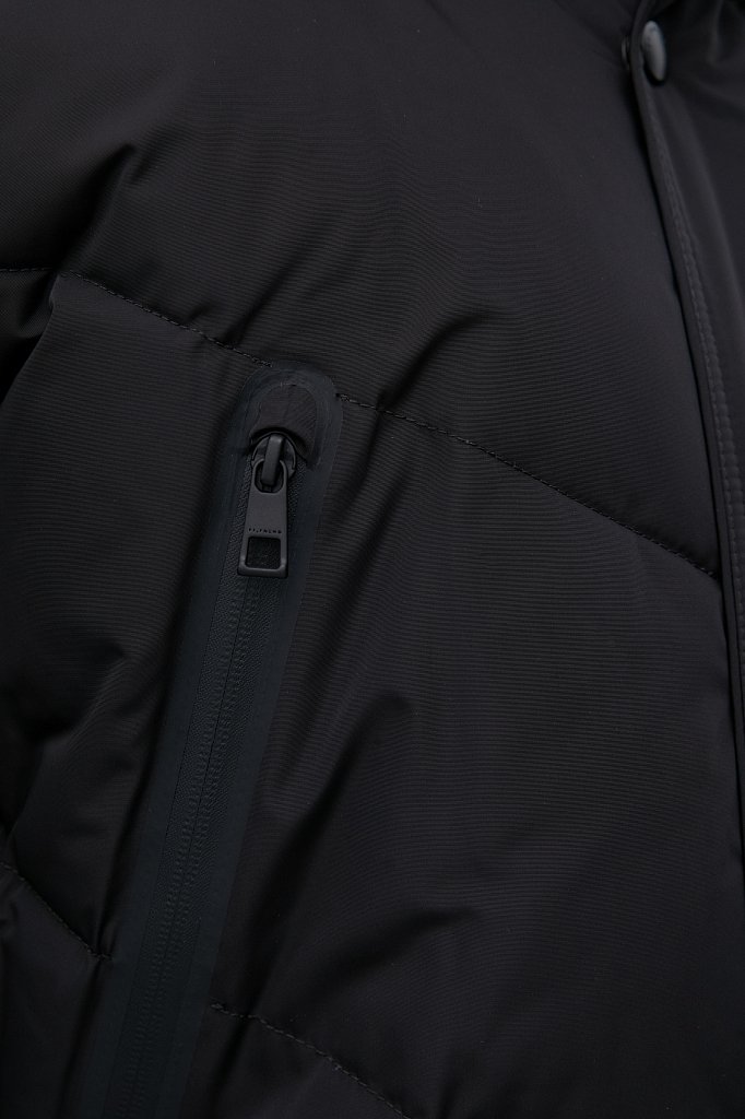 Утепленная куртка мужская с капюшоном, Модель FWB26065, Фото №7