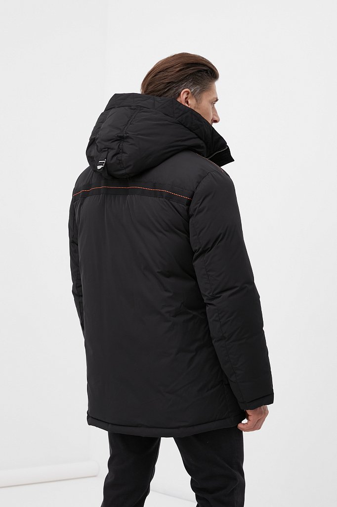 Пуховое пальто мужское plus size, Модель FWB26067, Фото №3
