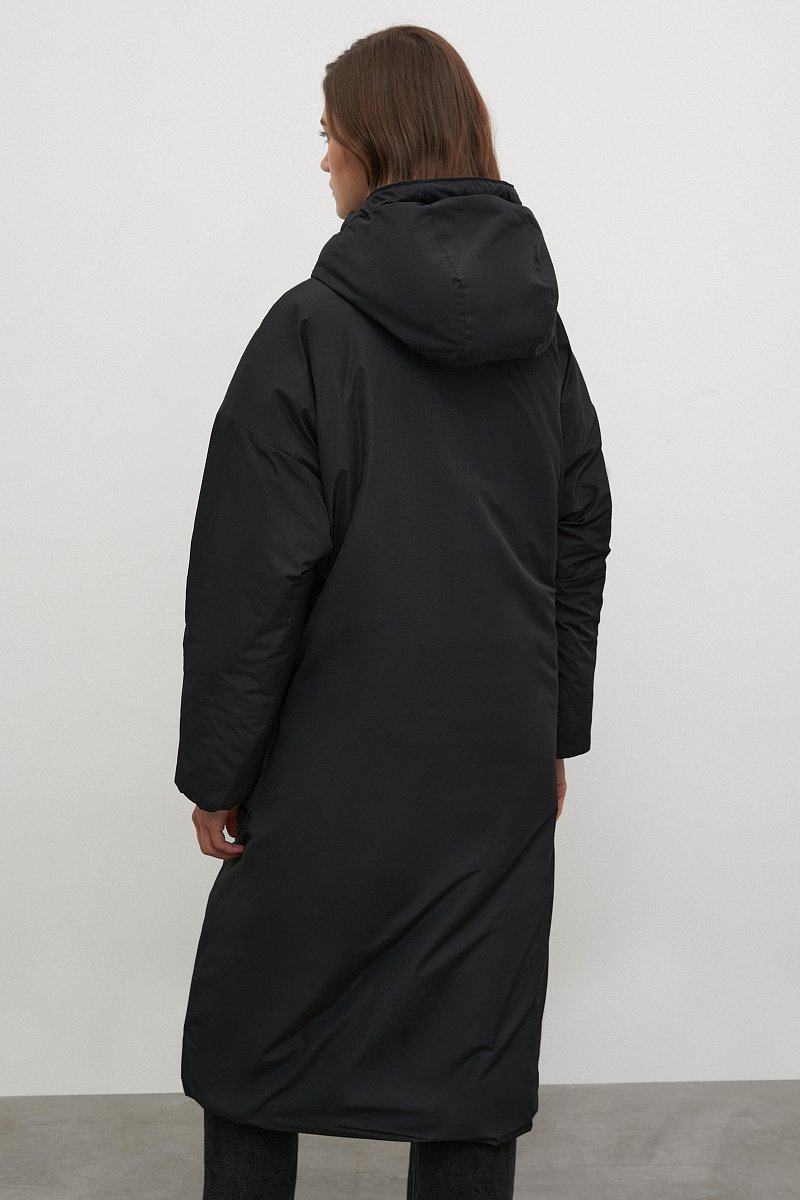 Утепленное пальто с капюшоном, Модель FWB51050, Фото №5