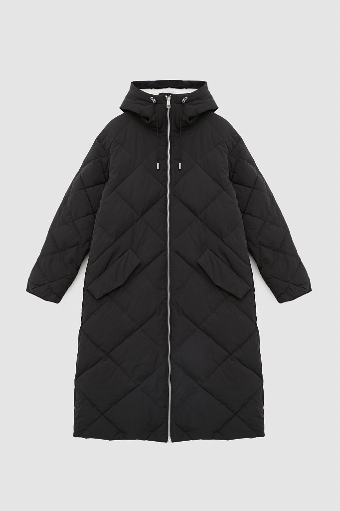 Стеганое утепленное пальто, Модель FWB51052, Фото №8