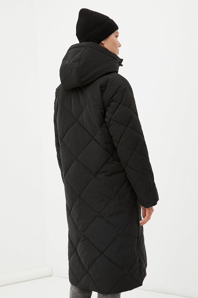 Стеганое утепленное пальто, Модель FWB51052, Фото №5