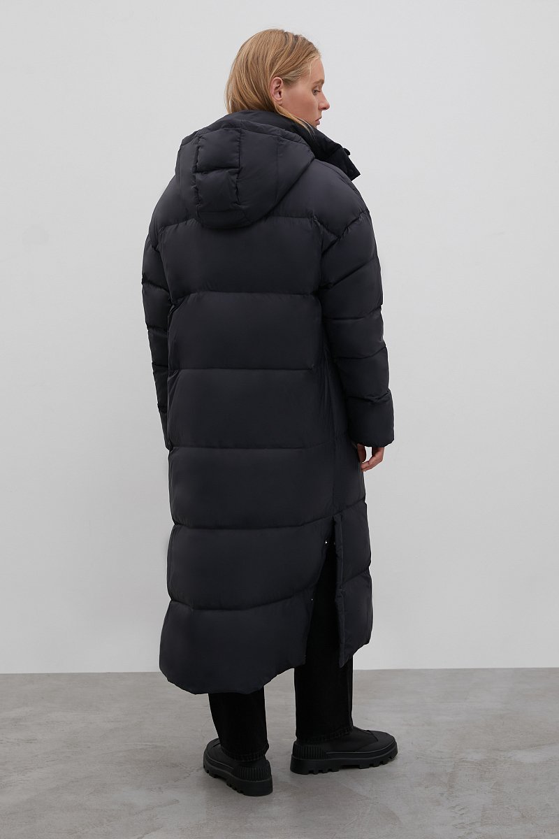 Пуховое пальто с капюшоном, Модель FWB51057, Фото №5