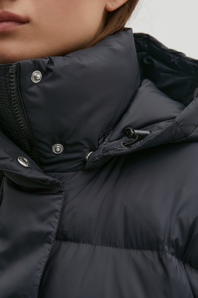 Пуховое пальто с капюшоном, Модель FWB51058, Фото №6