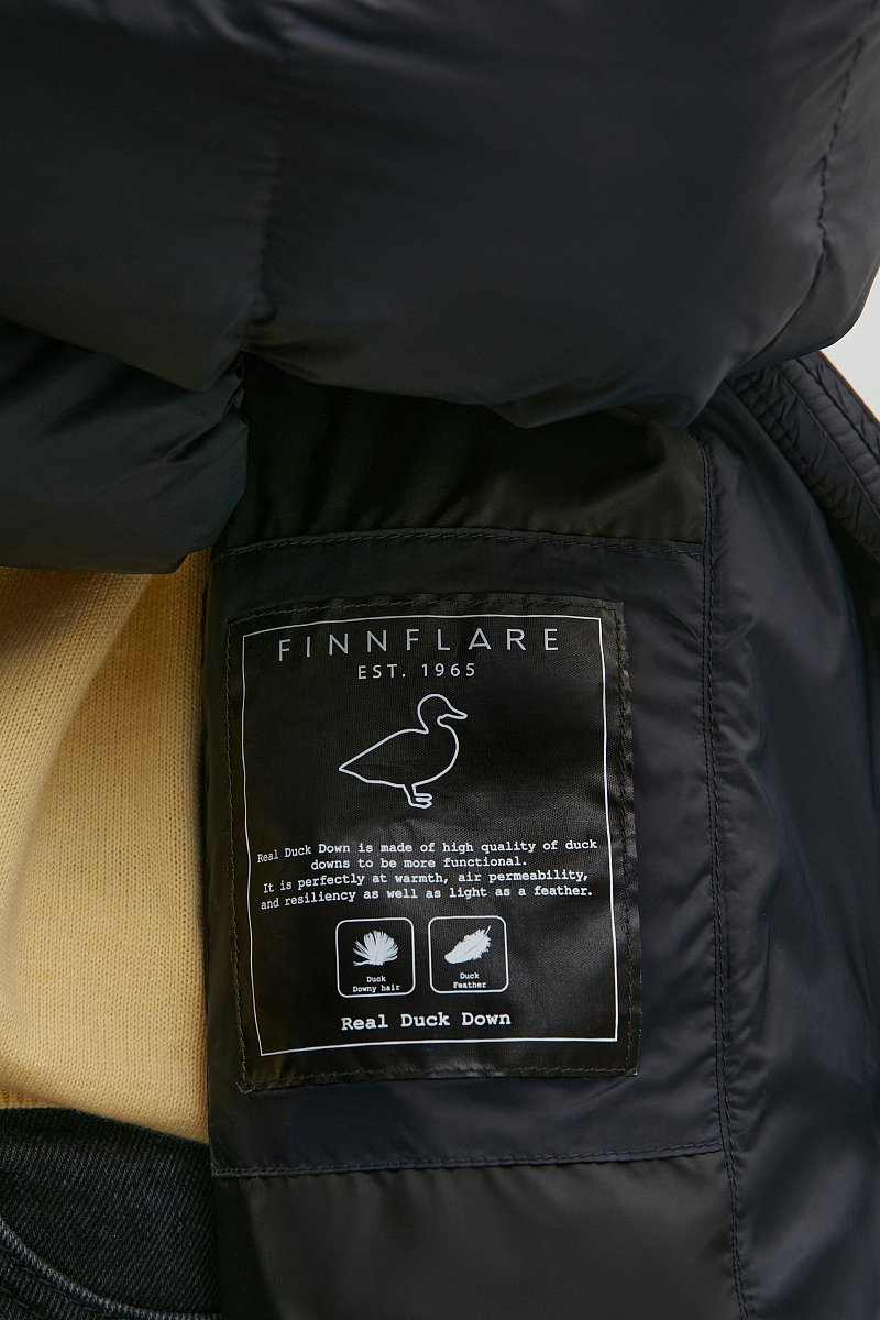 Пуховое пальто с капюшоном, Модель FWB51058, Фото №7