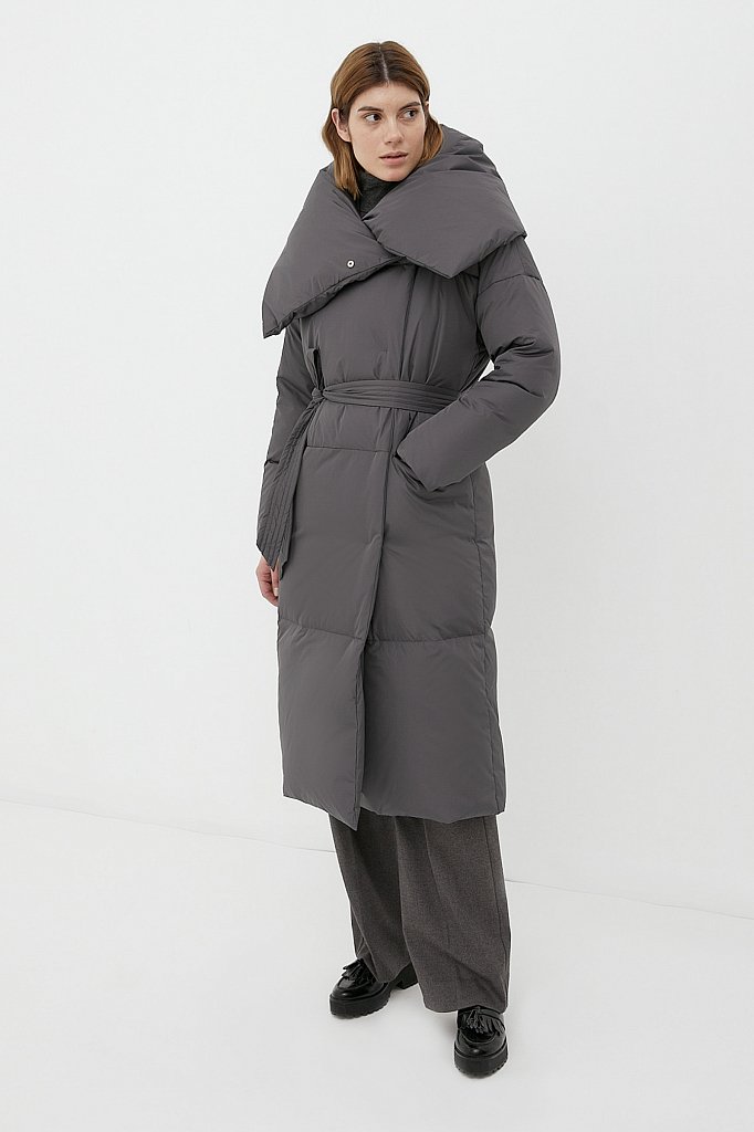 Пальто женское пуховое, Модель FWB110121, Фото №2