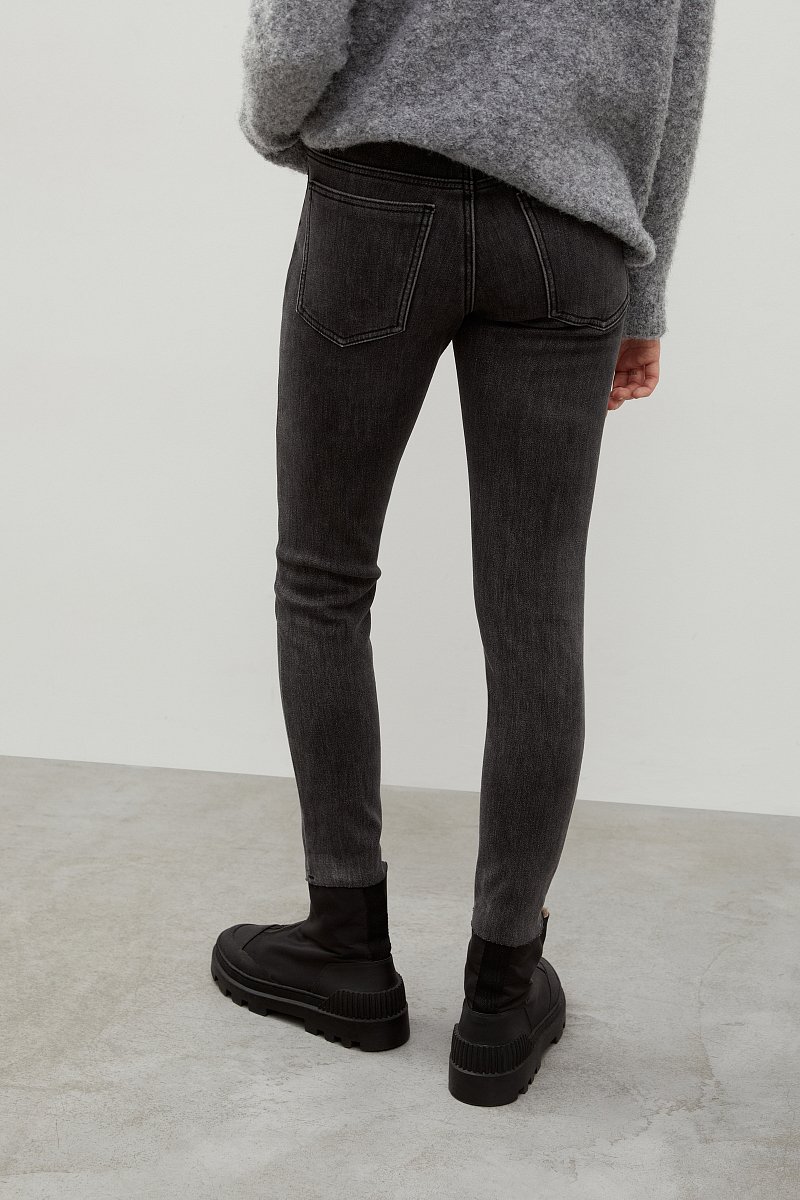 Утепленные джинсы женские, Модель FWB15001, Фото №4