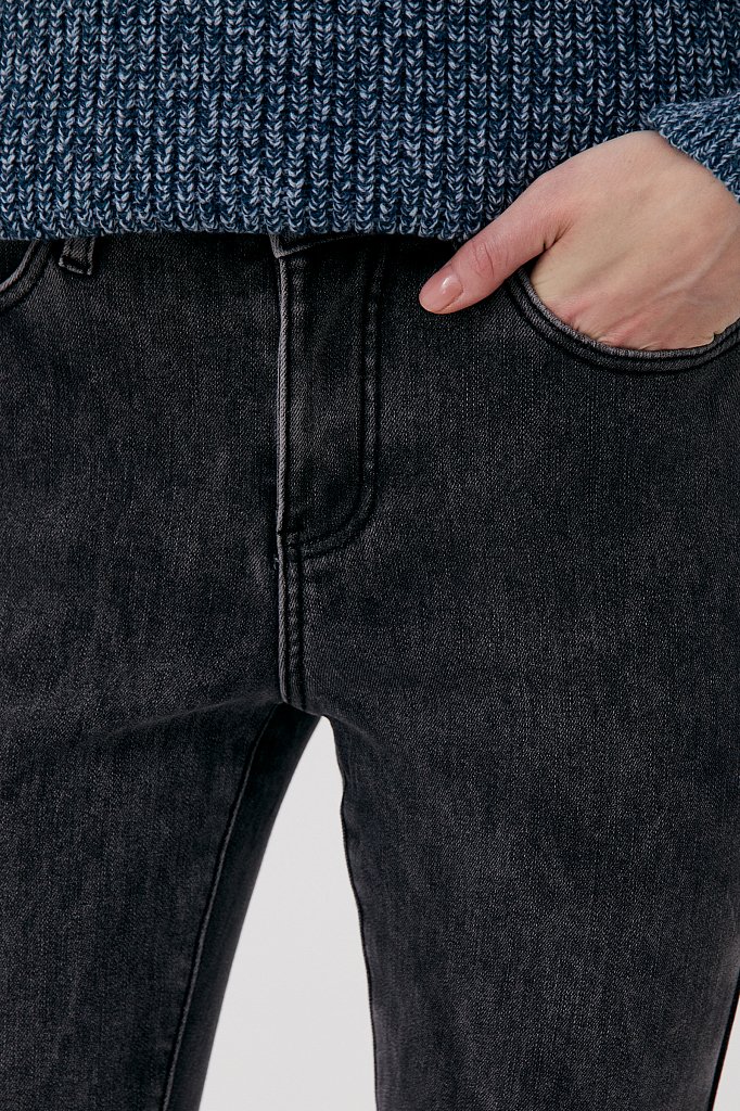 Утепленные джинсы женские, Модель FWB15001, Фото №5
