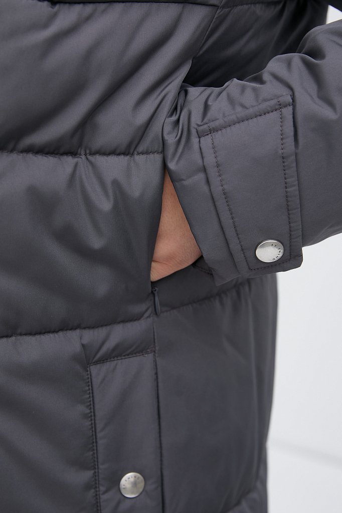 Утепленное пальто женское с капюшоном, Модель FWB160128, Фото №7