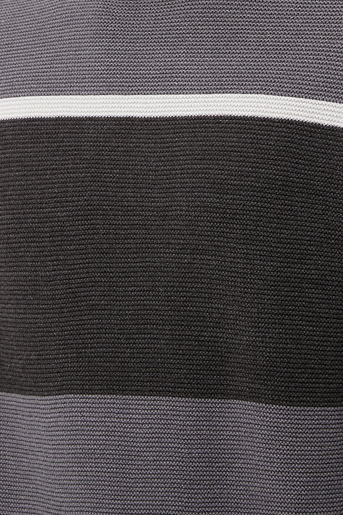 Трикотажный джемпер мужской в полоску, Модель FWB21128, Фото №6