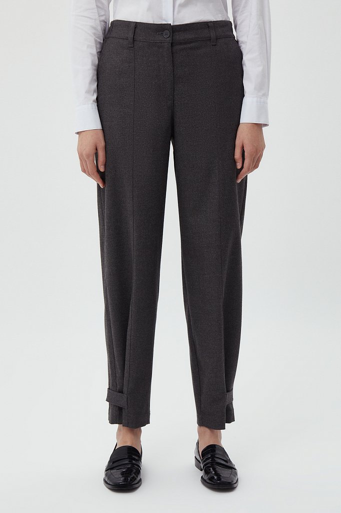 Классические брюки женские широкого кроя, Модель FWB110105, Фото №2