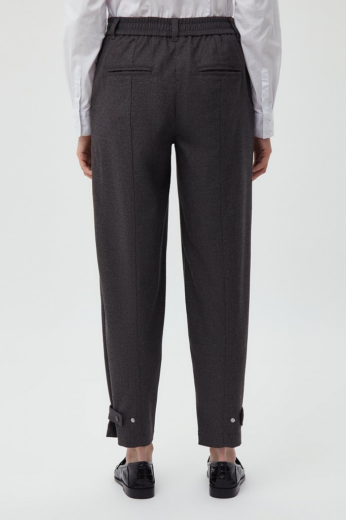 Классические брюки женские широкого кроя, Модель FWB110105, Фото №4