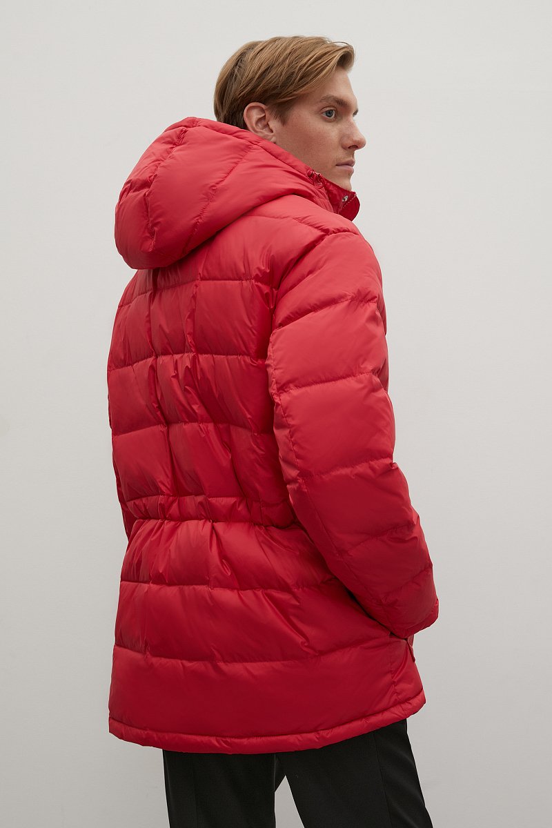 Пуховое пальто с капюшоном, Модель FWB21072, Фото №5