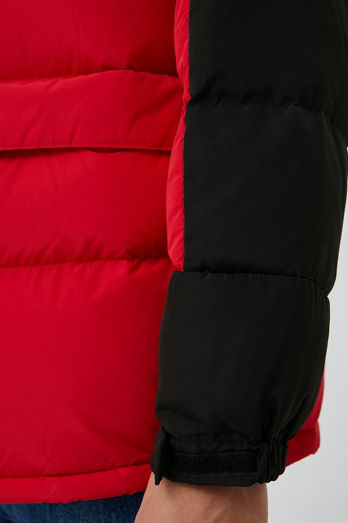 Утепленное пальто с капюшоном, Модель FWB21079, Фото №5