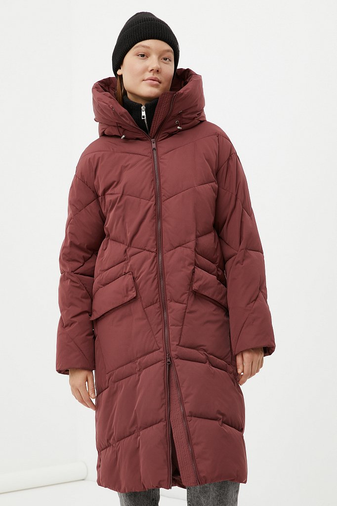 Пальто утепленное женское, Модель FWB110138, Фото №1