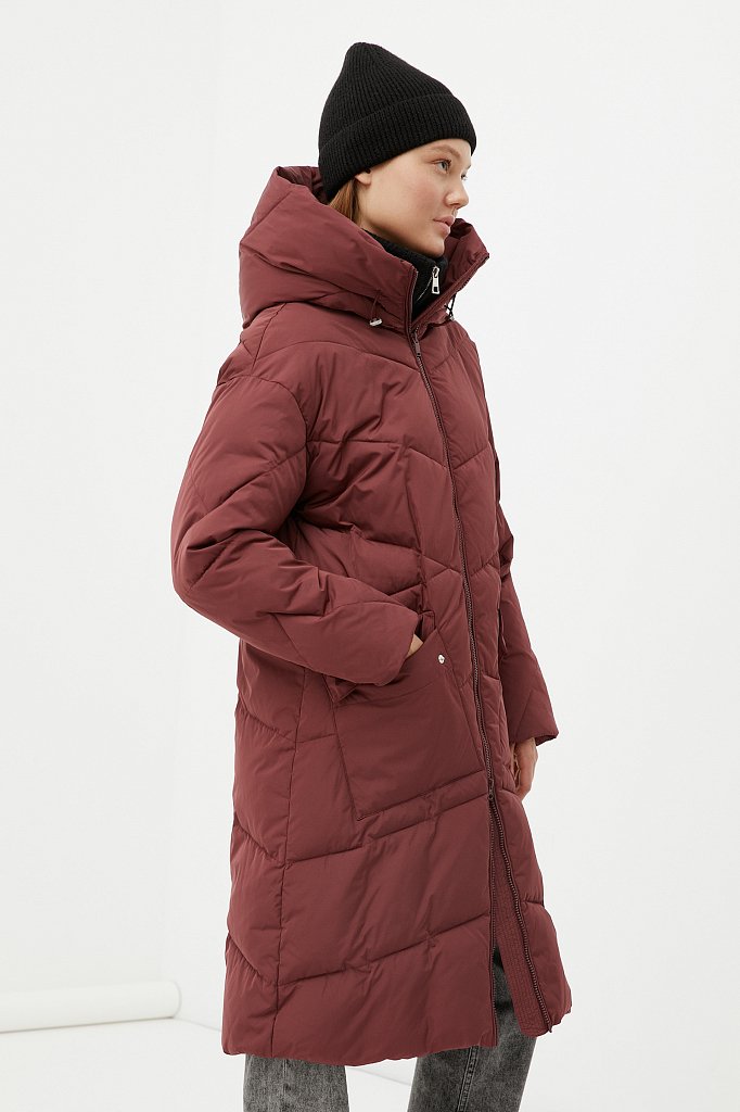 Пальто утепленное женское, Модель FWB110138, Фото №3