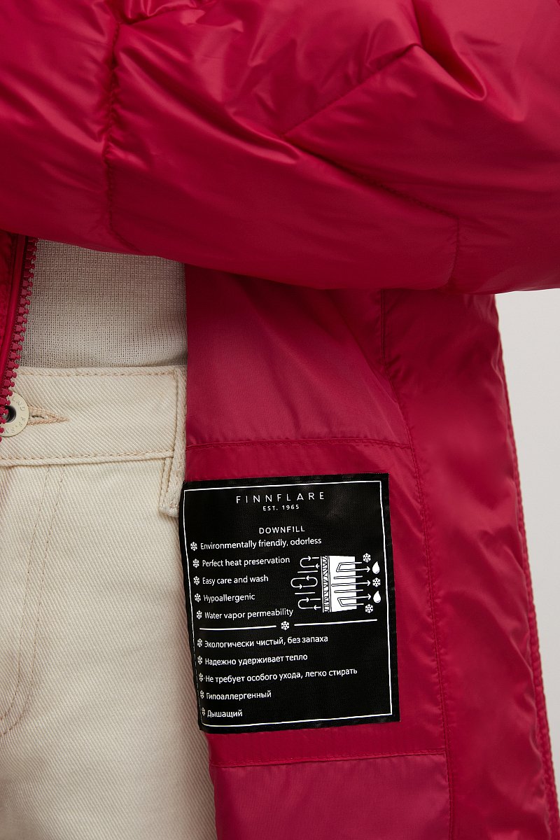 Стеганая куртка с капюшоном, Модель FWB110137, Фото №6