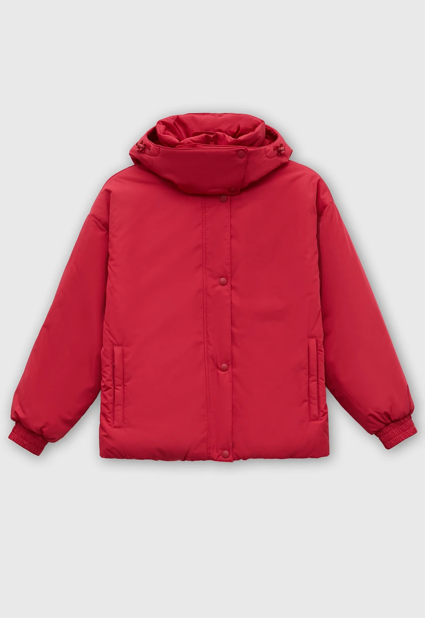 Утепленная куртка oversize силуэта, Модель FWB11021, Фото №8