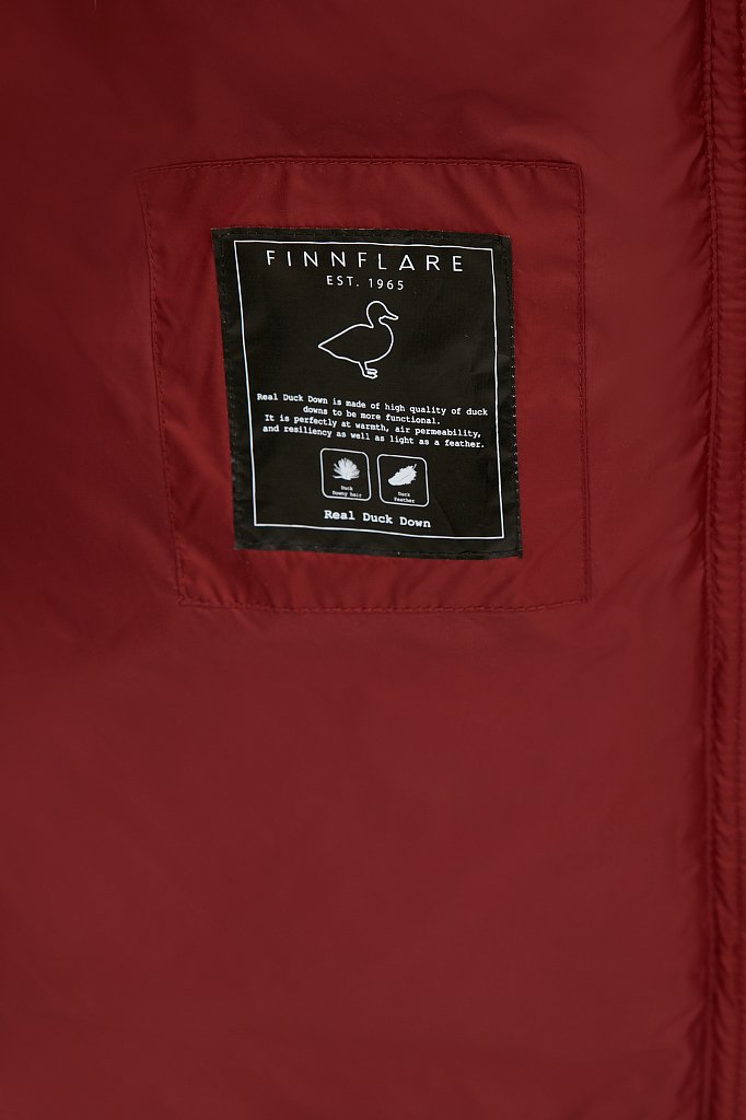 Пуховое пальто женское, Модель FWB110143, Фото №4
