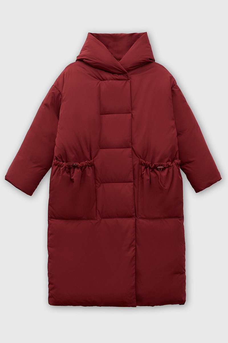 Пуховое пальто  с капюшоном, Модель FWB11023, Фото №9