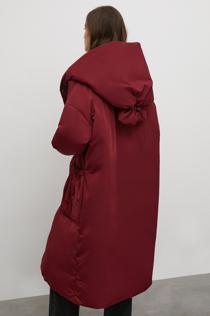Пуховое пальто  с капюшоном, Модель FWB11023, Фото №5