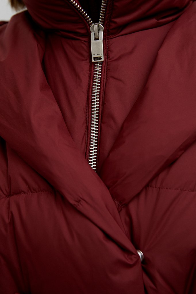 Пуховое пальто приталенного силуэта, Модель FWB51062, Фото №8