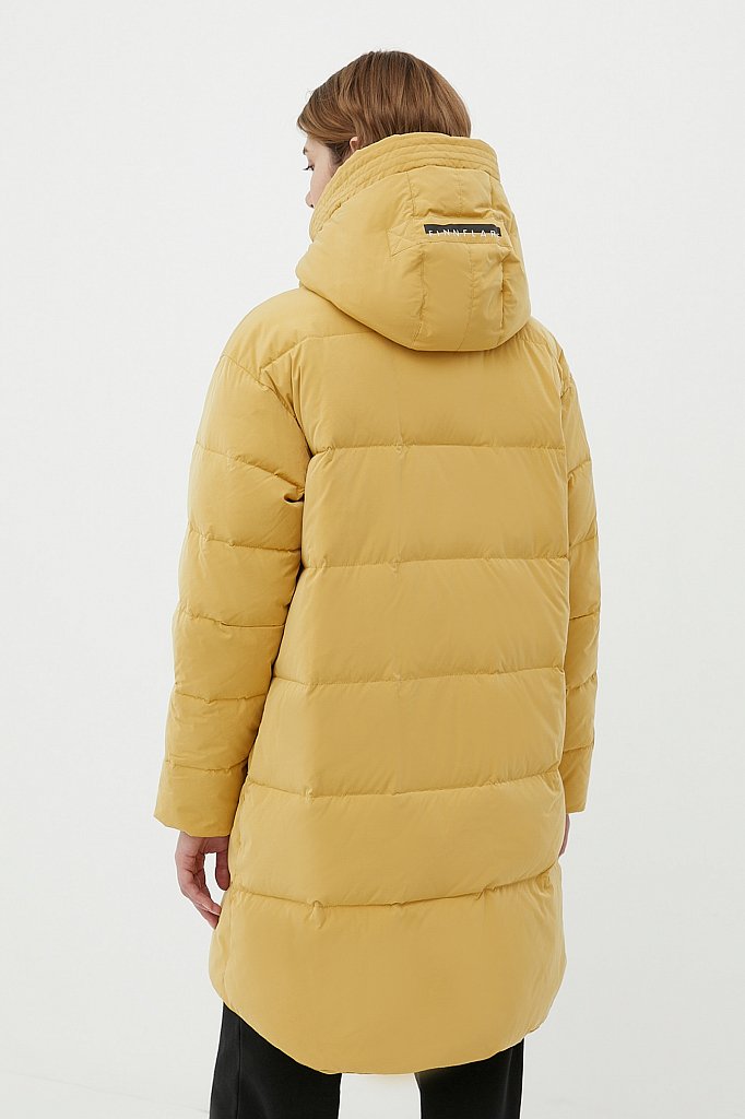 Пуховое пальто женское, Модель FWB51054, Фото №5