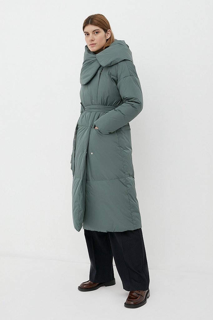 Пальто женское пуховое, Модель FWB110121, Фото №3