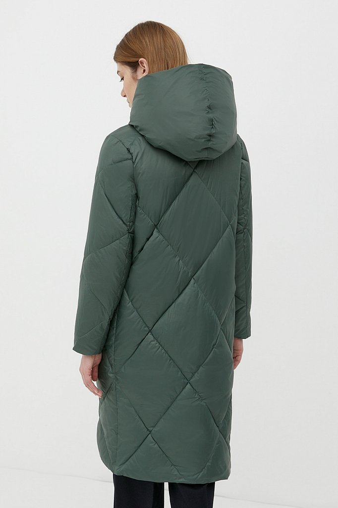 Утепленное пальто  женское, Модель FWB11064, Фото №5